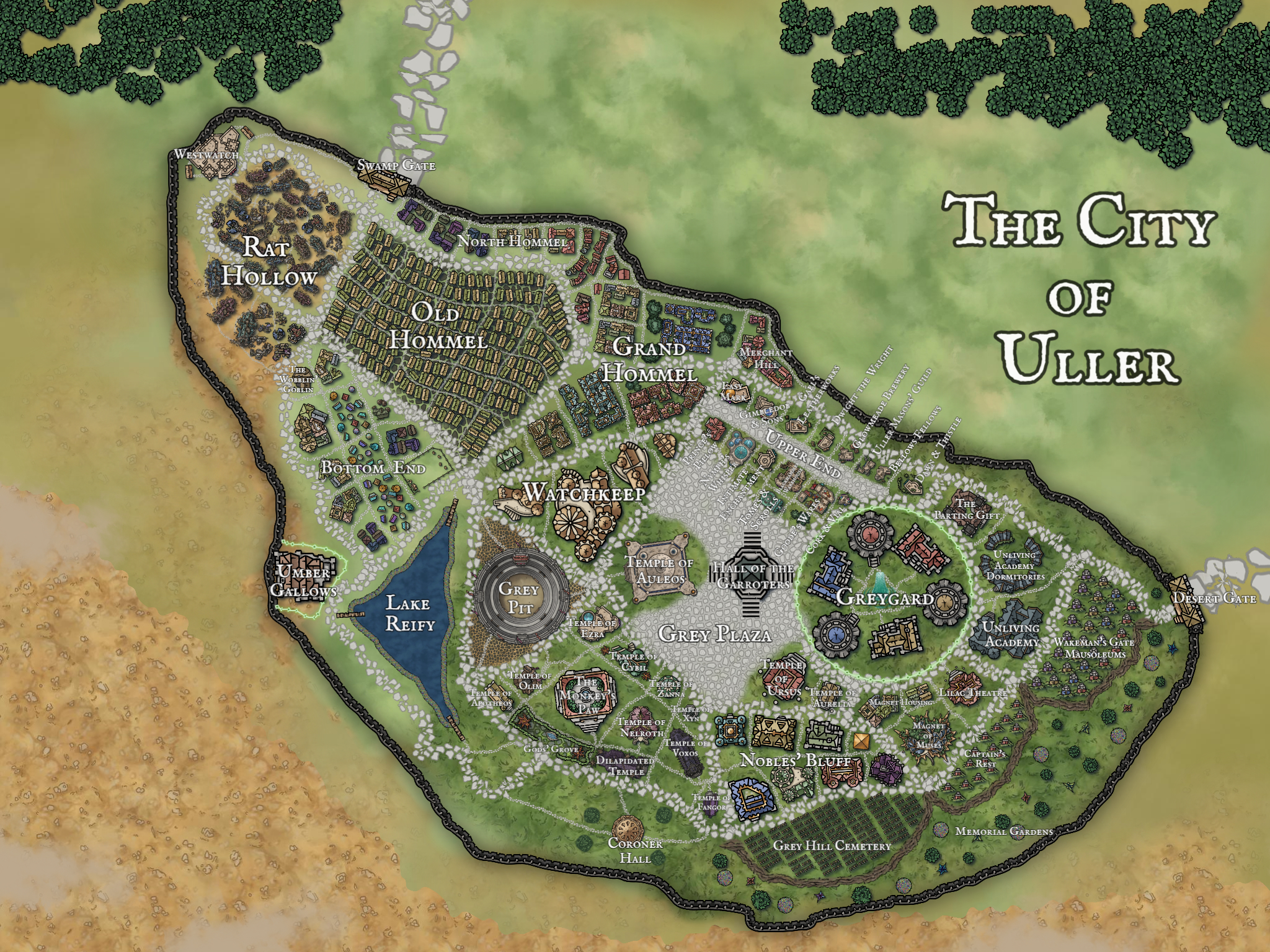 The grey city of Uller.